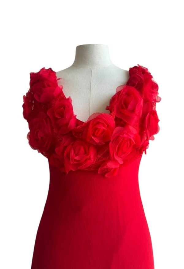 KARL LAGERFELD - RED FLORAL DREESS